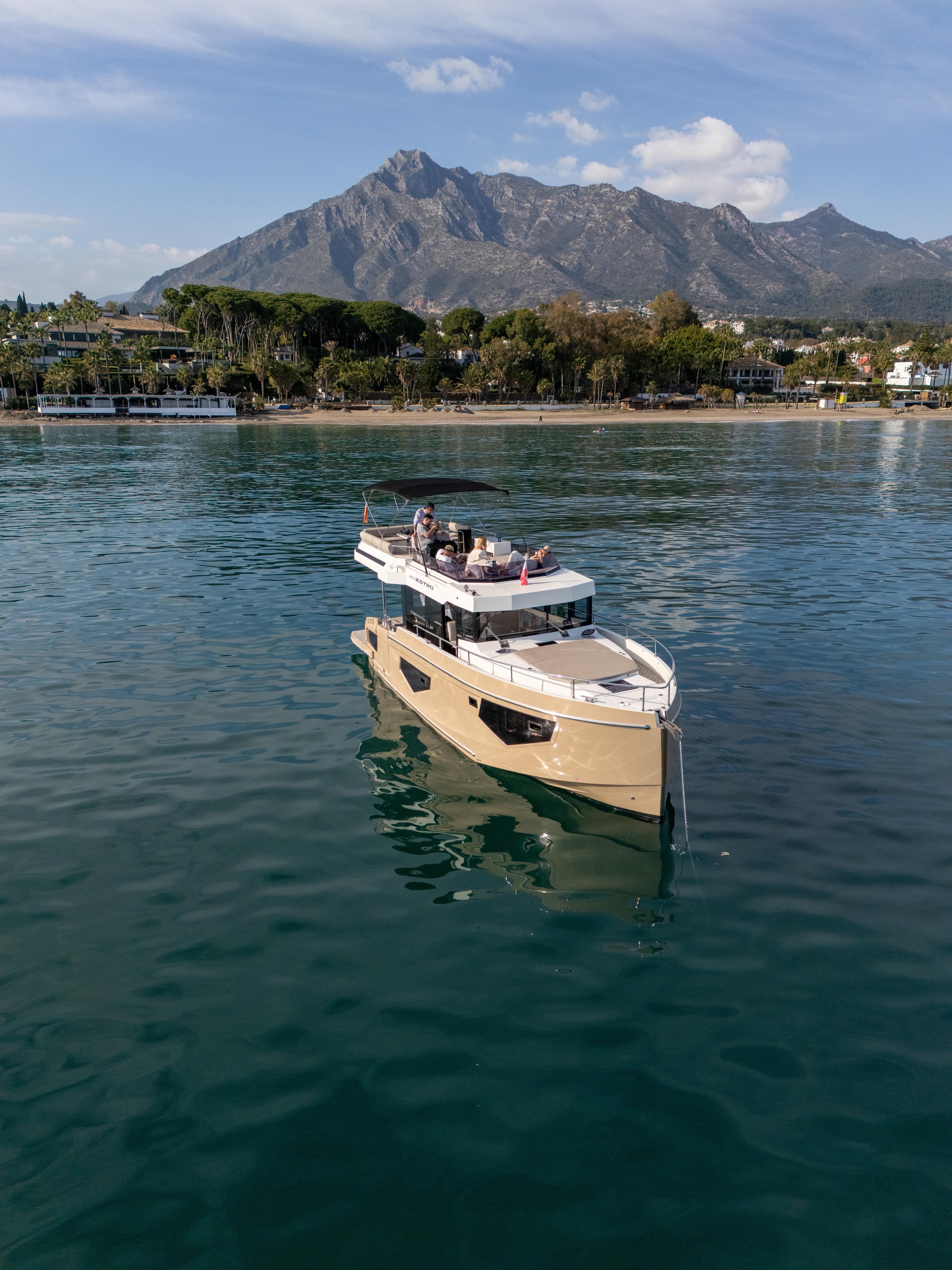 Cobra Maestro 42 luxury yacht charter Marbella