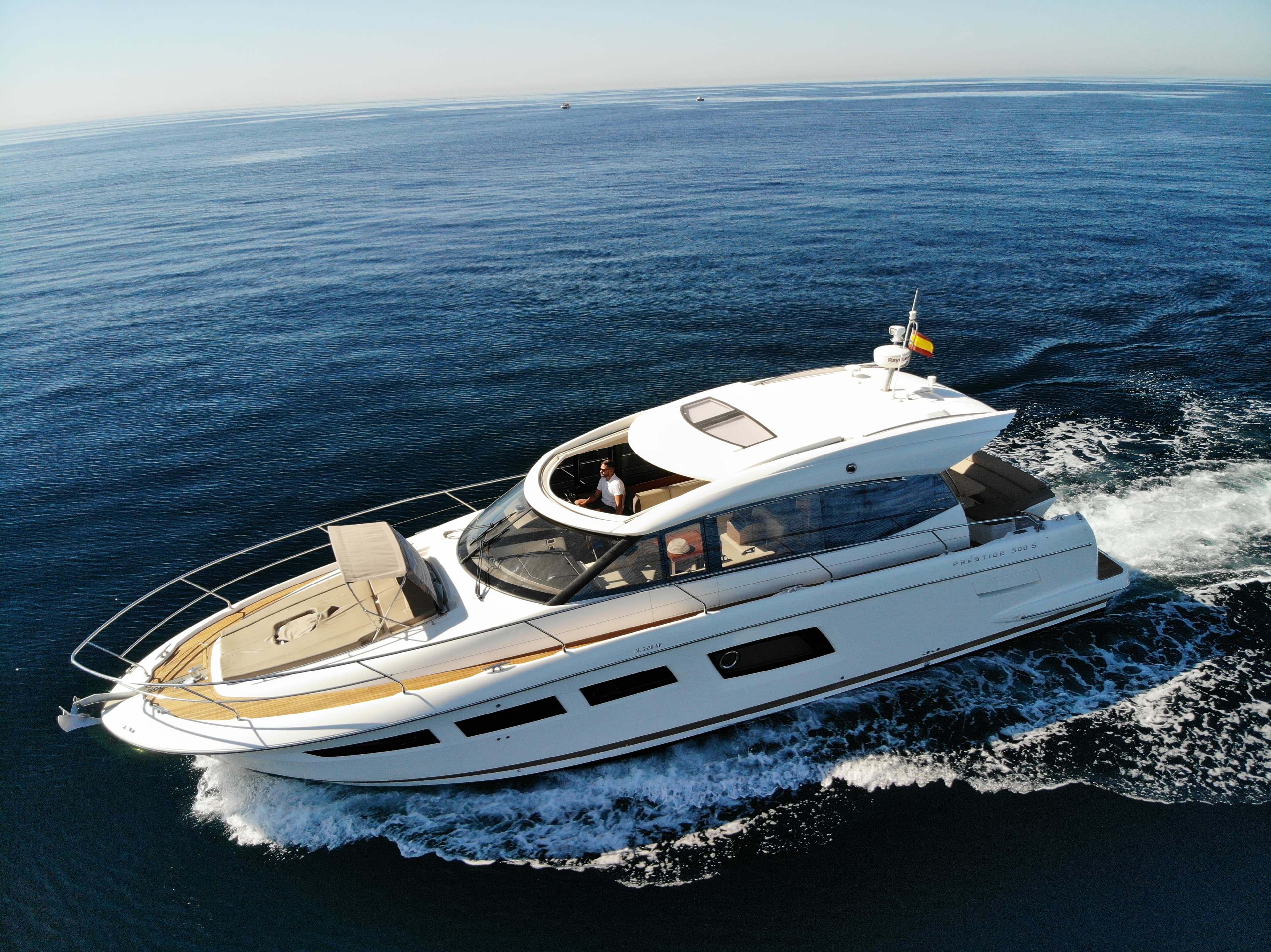 Prestige 50 "La Brisa" exterior — yacht charter Marbella