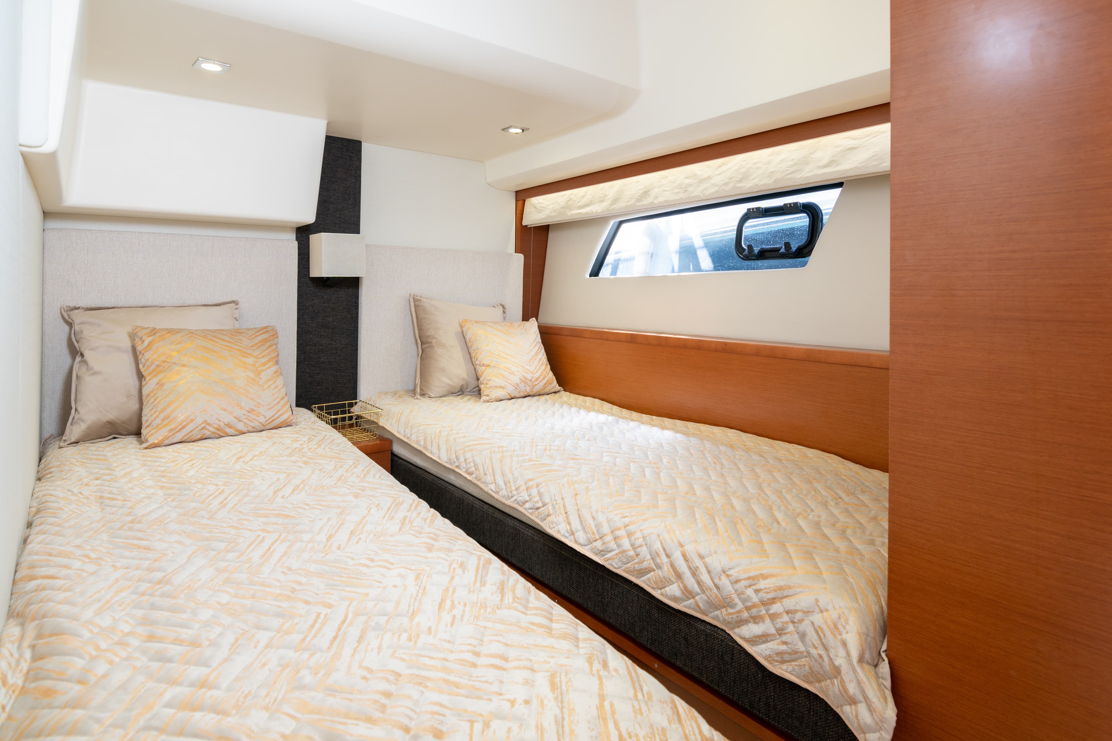 Prestige 50 "La Brisa" interior — luxury yacht Marbella