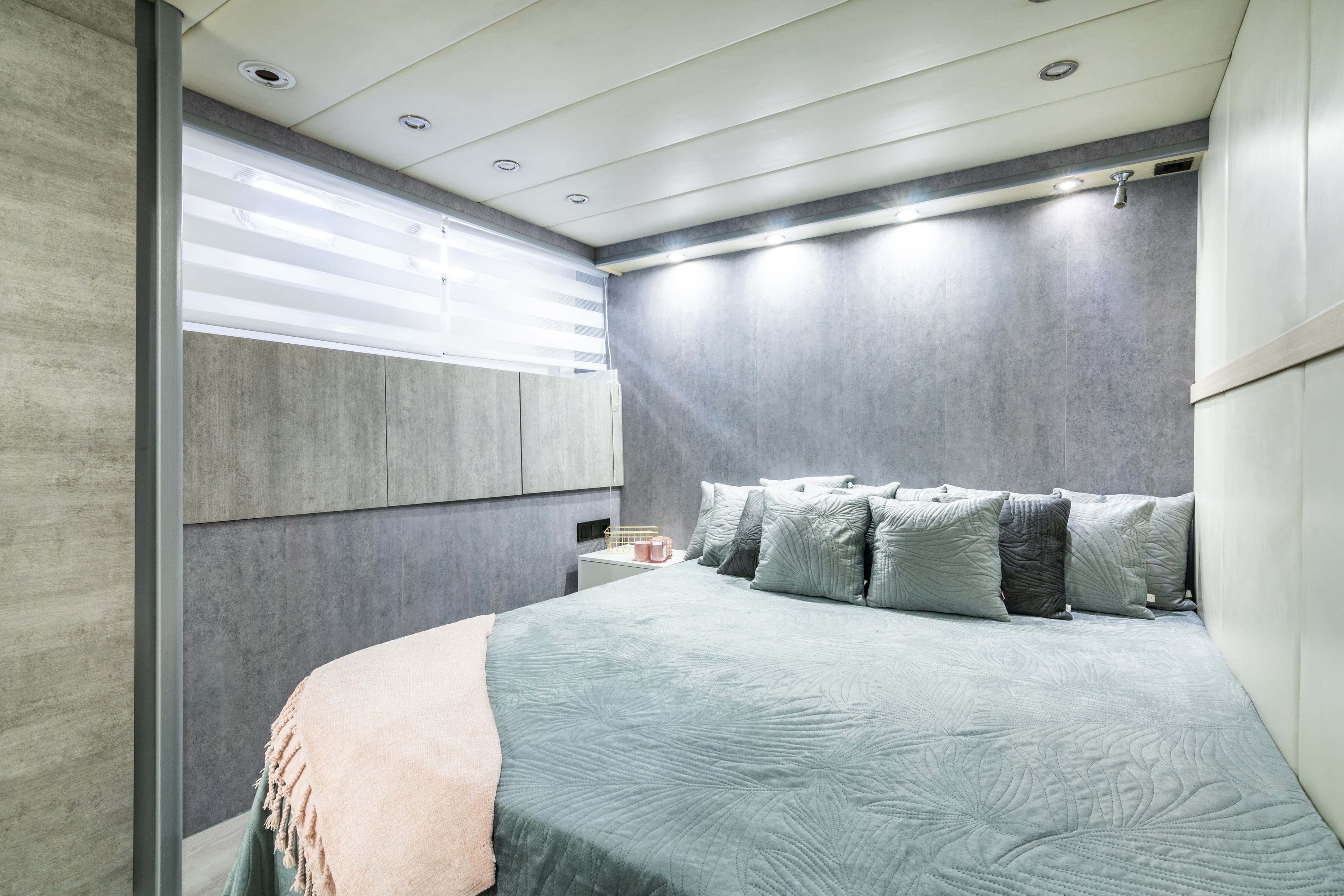 Mangusta 80 "Nina" interior — luxury yacht Marbella